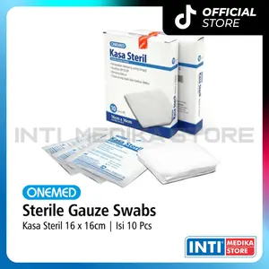 ONEMED - Kasa Steril 16 x 16cm Isi 10 | Perban Pembalut Luka