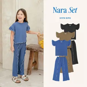 HYPO DIPO - Nara Girl Set - Setelan  Anak Perempuan 1-8 tahun - One Set Casual Celana Panjang