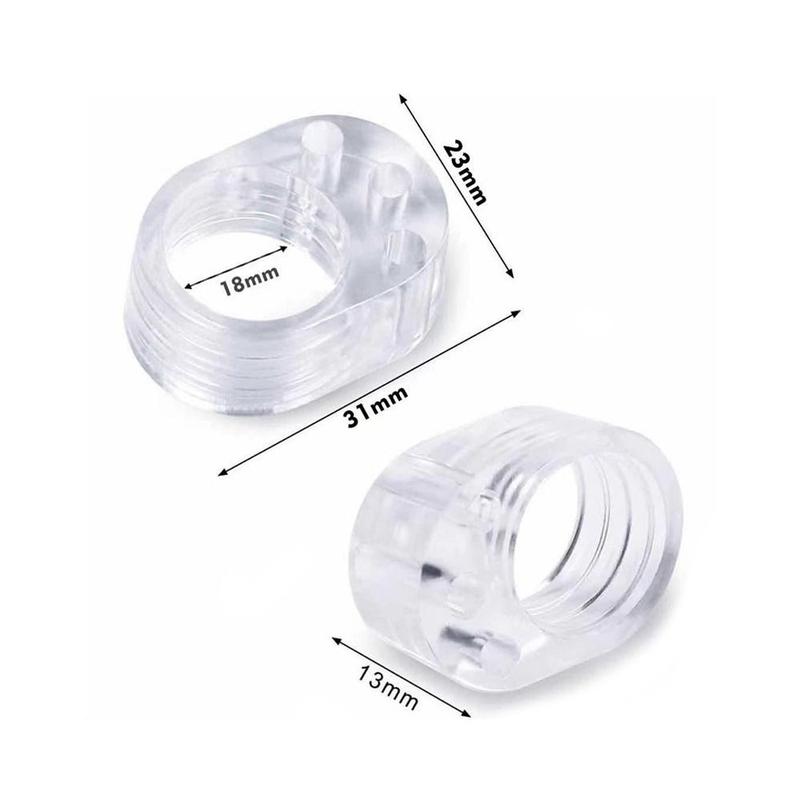 New Transparent Doors Guard Safety PVC Protection Wall Protector Handle Bumper Stop Bumper Door Stopper 5