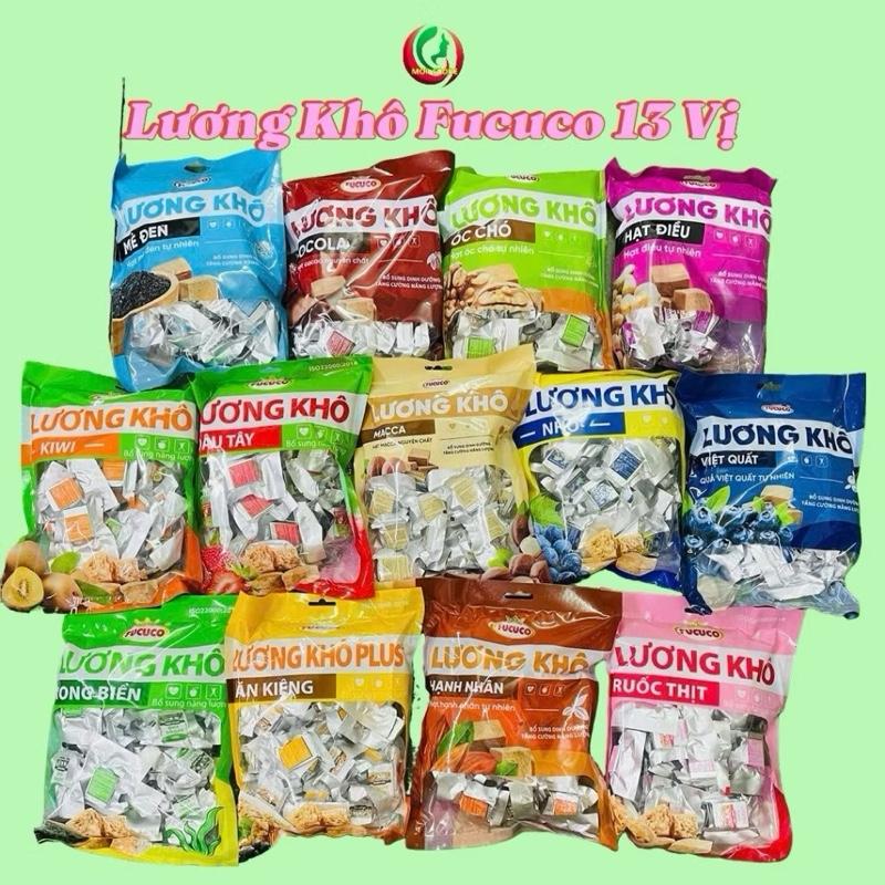 Combo 2 Túi Lương Khô Mini Hạt Dinh Dưỡng Fucuco Ngon Tiện Lợi Mỗi Túi 370g Snack Food Thức Ăn Ăn Vặt Coffee Bánh Quy