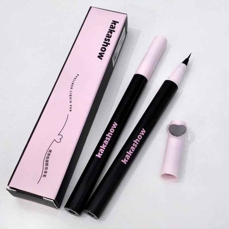 Product Introduction of Kakashow Smooth and Fine Liquid Eyeliner Smooth Waterproof Sweat-Proof Not Smudge Beginner Lower Eyelashes Cheap Lipliner Makeup 13