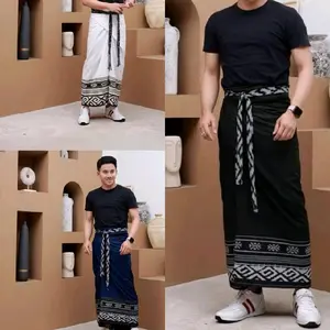 Sarung Srikandi Kombinasi Tenun Ikat Asli Sarung Ikat Modern dengan Desain Elegan dan Nyaman untuk Penggunaan Sehari-hari