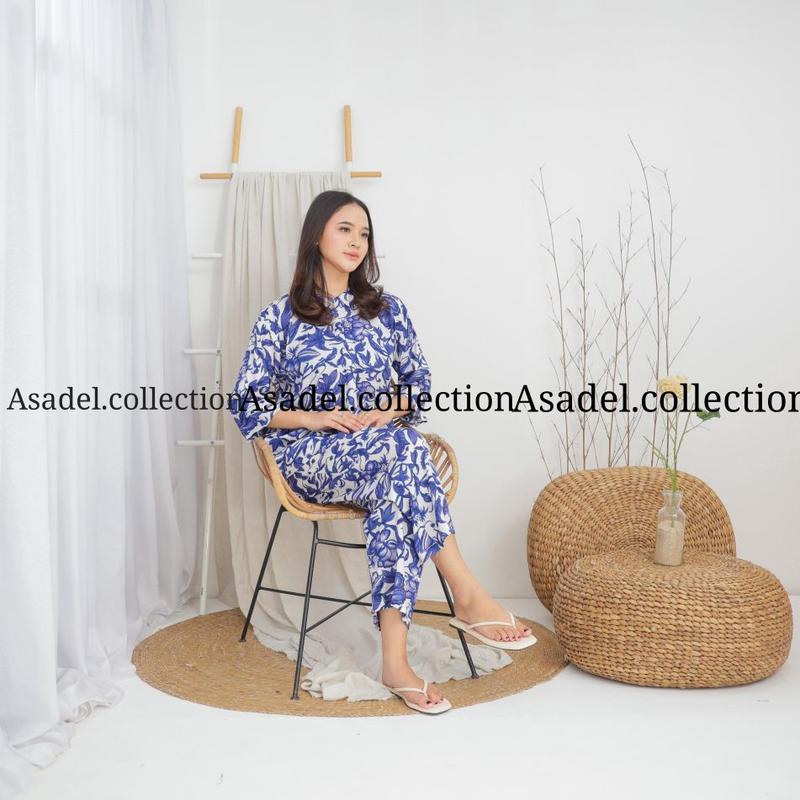 Product Introduction of Asadel Anaya Set Rayon Adem Busui Setelan Celana Motif 11