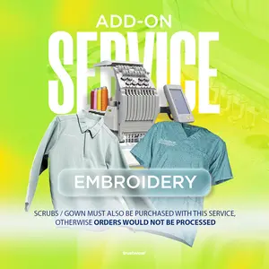 BORDIR NAMA Doctor’s Scrubs / Scrub Dokter - TRUSTWEAR