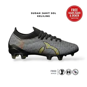 Sepatu bola ortus catalyst terbaru sudah dijahit sole dijamin kuat bonus kaos kaki dan deker Boots