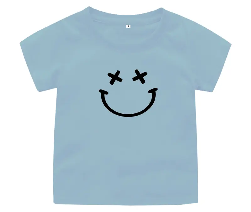 KAOS ANAK Smile Distro Atasan SABLON DIGITAL Baju 1