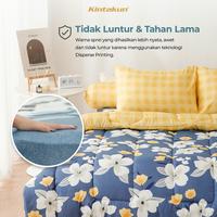Gambar Kintakun DLUXE Bedcover satu set Fitted Tinggi 25cm 160x200 Aesthetic Multivarian Seprei Seprai Kamar Lucu Sarung Bantal Guling Tali Karet Kain Kasur - Heliana dari Kamar Rumahku Kota Bandung 5 Tokopedia