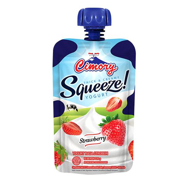 Gambar CIMORY YOGURT SQUEEZE STR 120 ML dari Hypermart Kemang Village Kota Administrasi Jakarta Selatan Tokopedia