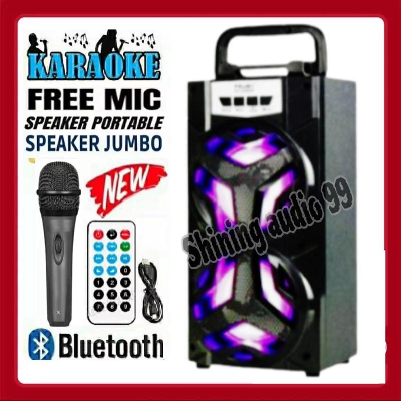 ￼Salon aktif Fortable 2 tingkat Speaker QS 801/Speaker Bluetooth Portable Radio Fm/Speaker Aktif Bluetooth 0