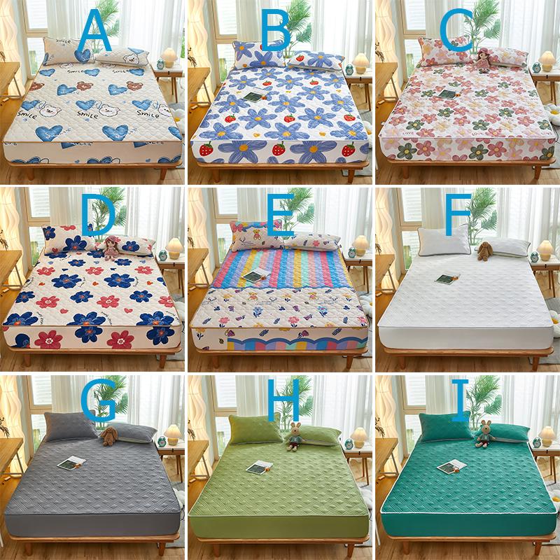 Product Introduction of SUNLIGHT HOME Waterproof Bedsheet 9 Colors,Multi Patterned Bed Sheet,Solid Color Fitted Sheet,Breathable Mattress Cover 11