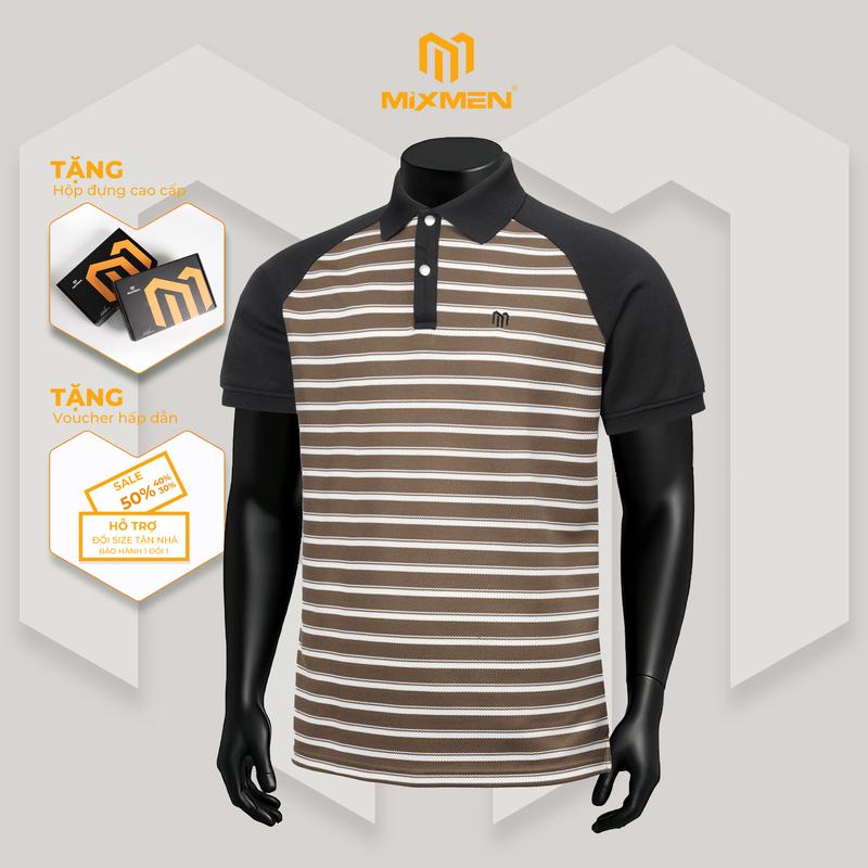 Áo Polo Nam Mixmen Mix Pro M609 vải cá sấu cotton intelock Mặc Chuẩn Mỗi Ngày Thanh Lịch BigSize