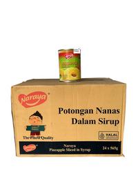 Gambar Naraya Sliced Pineapple In Syrup Canned- Buah nanas Kaleng 565 g dari IndoFresco Kota Administrasi Jakarta Barat 2 Tokopedia