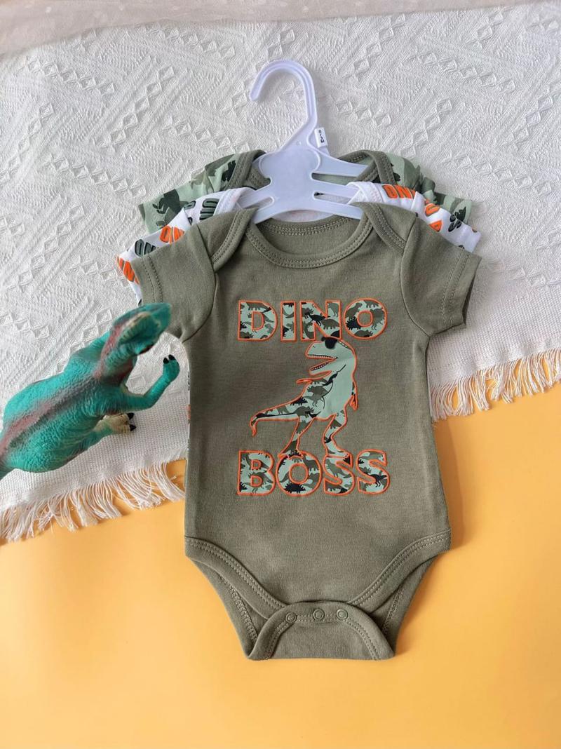 Product Introduction of Bodysuit Lengan Pendek Isi 3 Baby Boy dan Girl Bahan Katun Untuk Anak Laki Laki dan Perempuan Usia Newborn Sampai 9 Bulan 24