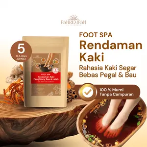 Rendaman Kaki untuk semua masalah kaki, bau kaki dan kaki kering, kaki pecah pecah Isi 5