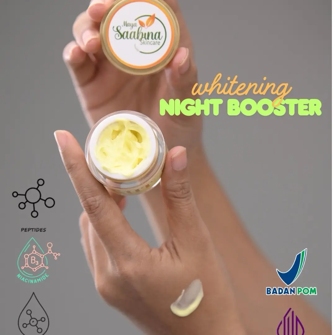 MAYA SAABINA NIGHT CREAM BPOM WHITENING