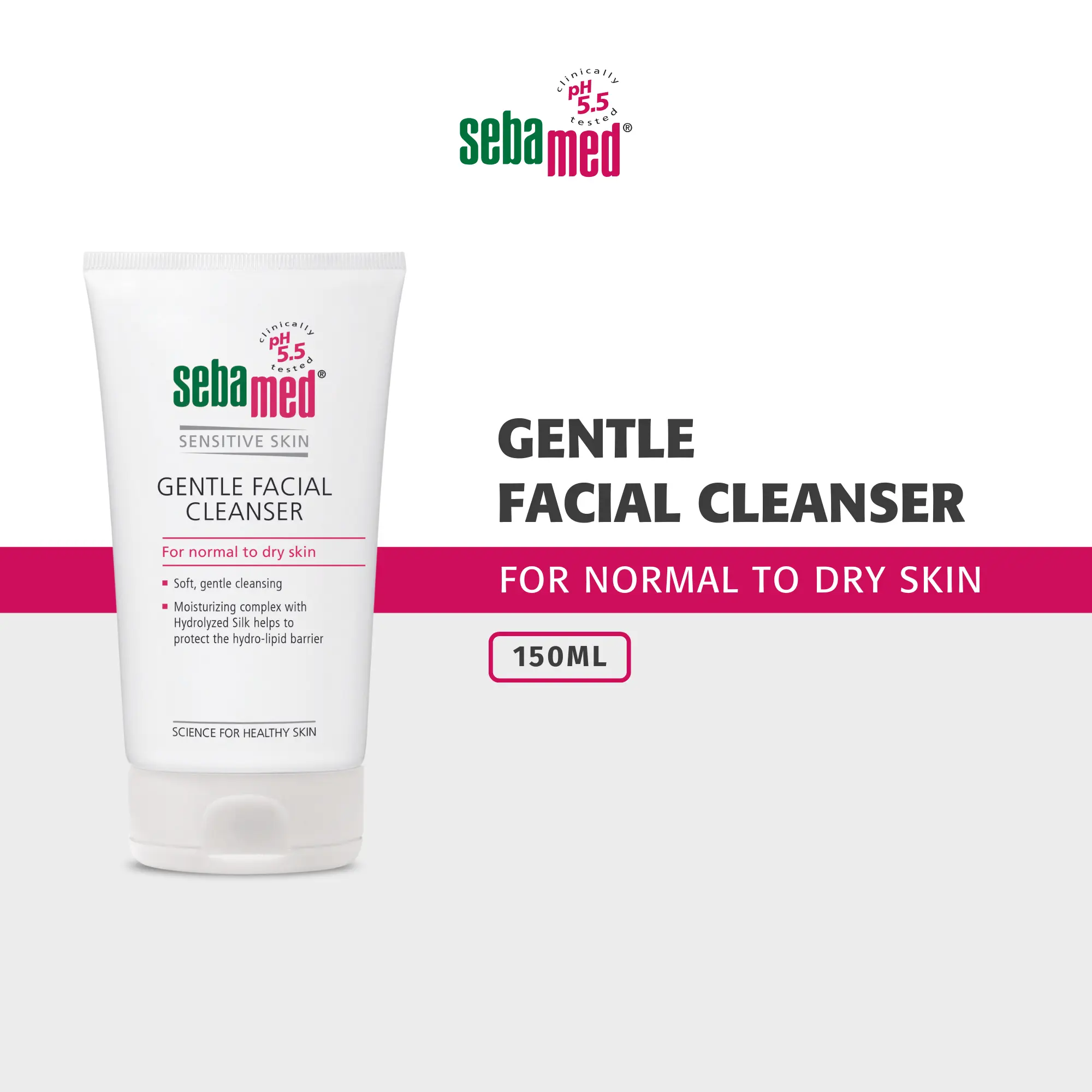 Sebamed Facial Cleanser for Normal to Dry Skin 150ml