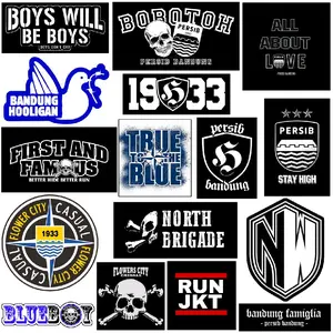 STIKER CASUAL PERSIB BANDUNG ISI 16PCS KEREN