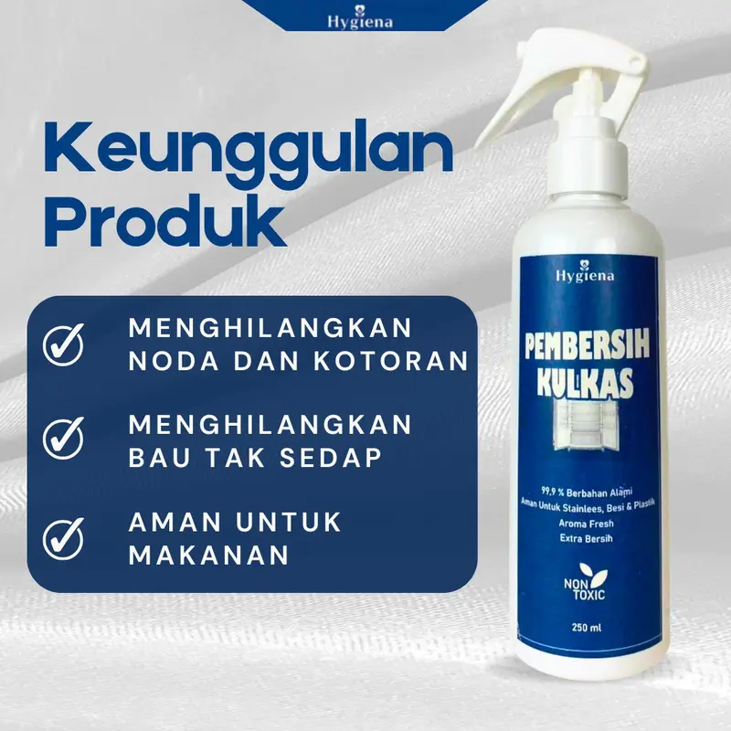 PROMO!!! HYGIENA PEMBERSIH KULKAS, AMPUH MENGHILANGKAN NODA MEMBANDEL SEKALI SEMPROT KOTORAN HILANG 2