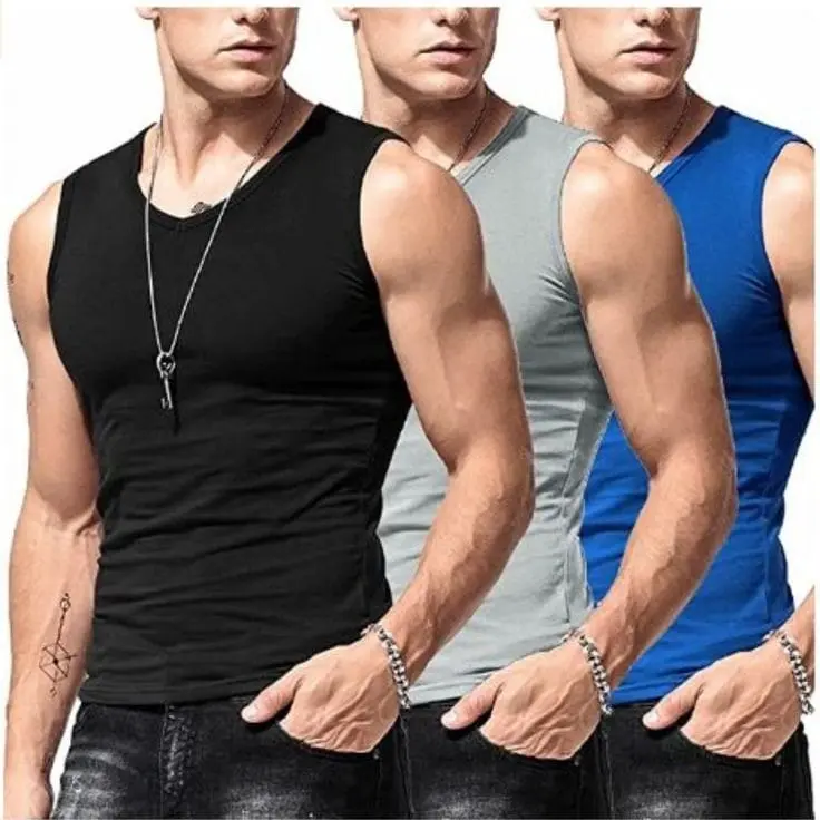 paket hemat 3 psc  singlet yukensi pakaian  priaslim-fitting bahan katun Hitam Oblong  Atasan Putih Santai Distro Keren Boxer Pria co wok  daleman dewasa spender Kaos Cowok