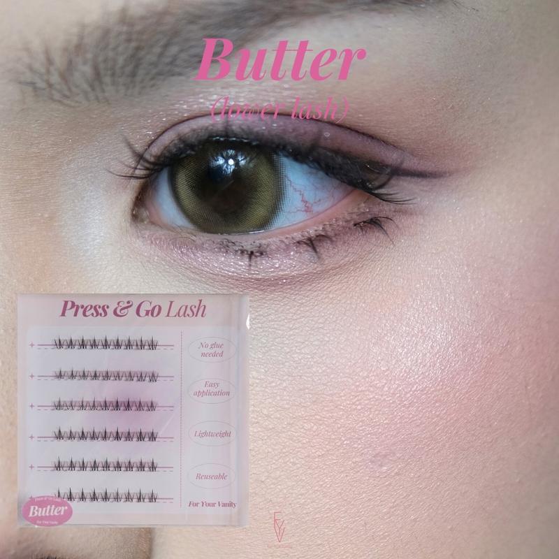 Product Introduction of Press&Go Lash For Your Vanity Bulumata/Eyelash Individual/ bulu mata tanpa lem cluster lashes 8