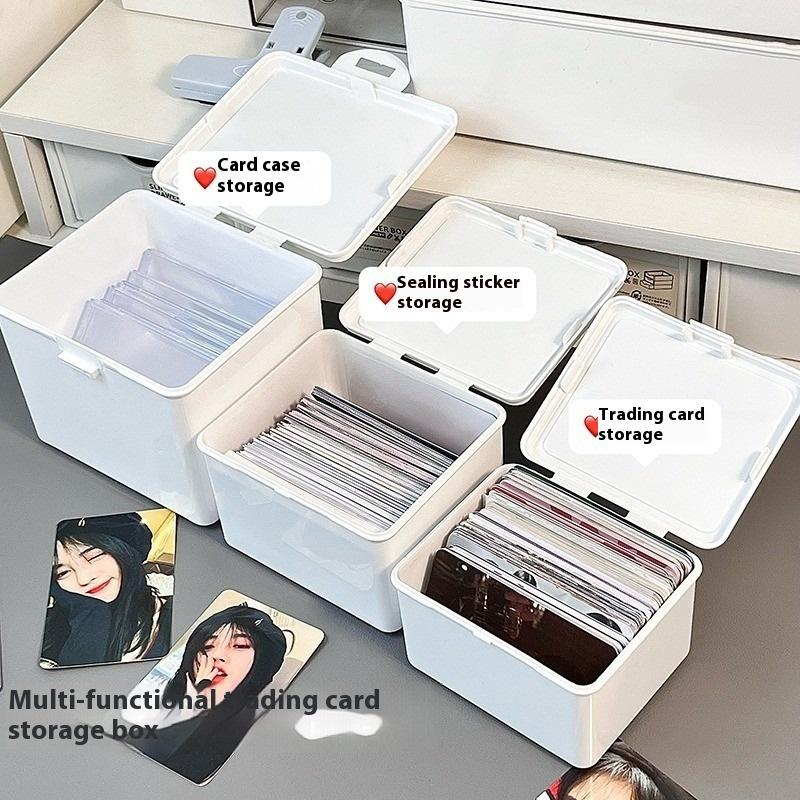 Hộp đựng đồ nhựa có nắp đậy kiểu hiện đại, chống bụi, dùng để lưu trữ văn phòng…