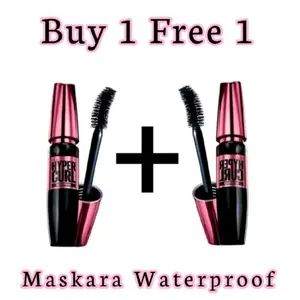 Buy 1 Free 1 Maskara Hyper Curl Waterproof / Buy 1 Get  Maskara Waterproof Maskara Esense Kosmetik