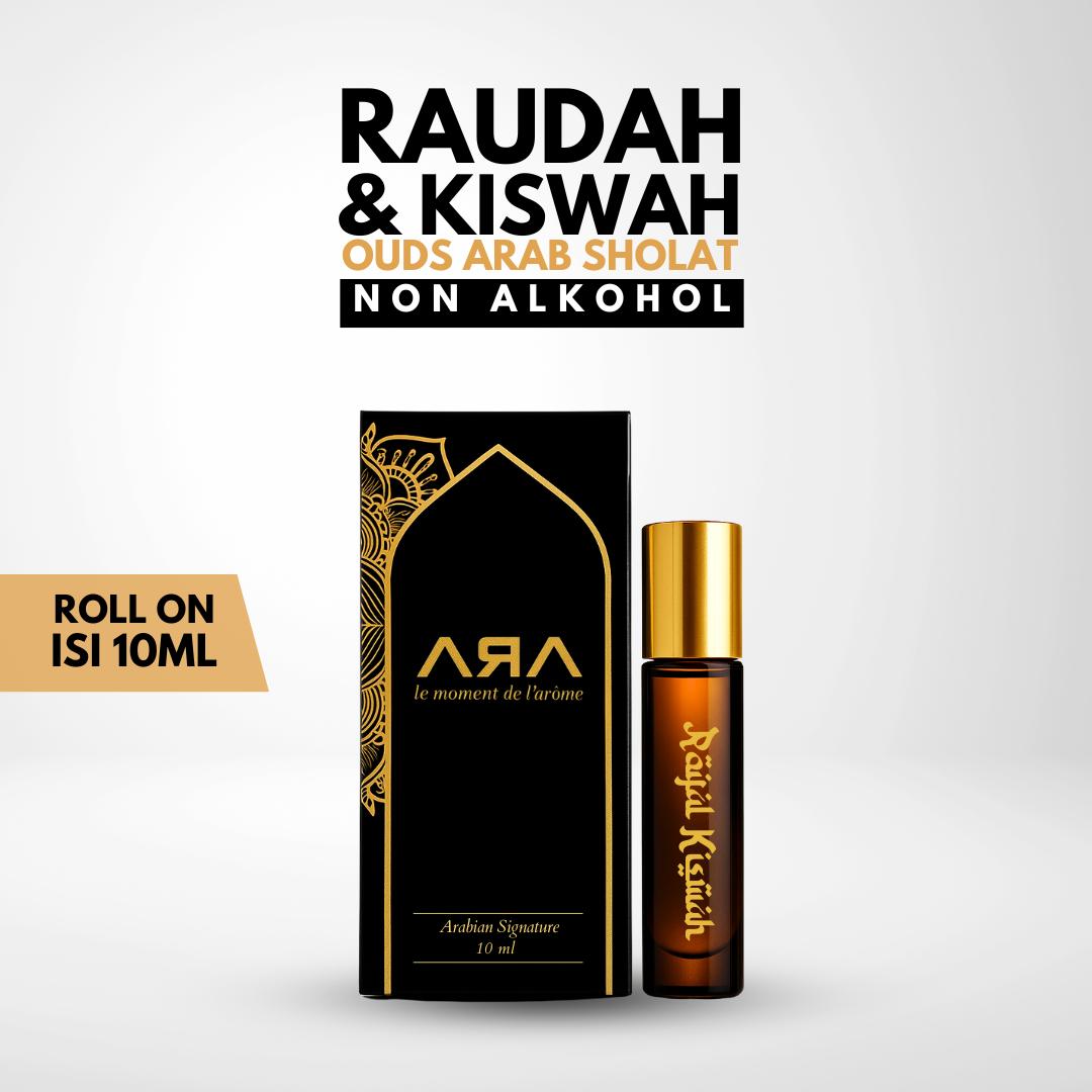 Minyak Wangi Parfum Arab Sholat Non Alkohol Tahan Lama  Wanginya Raudah & Kiswah by ARA