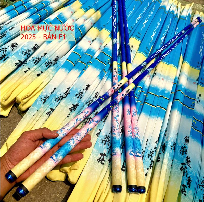 CẦN CÂU TAY HOA MỰC NƯỚC 5H PHIÊN BẢN F1 MỚI RA MẮT 2025 SIÊU ĐẸP SIÊU RẺ