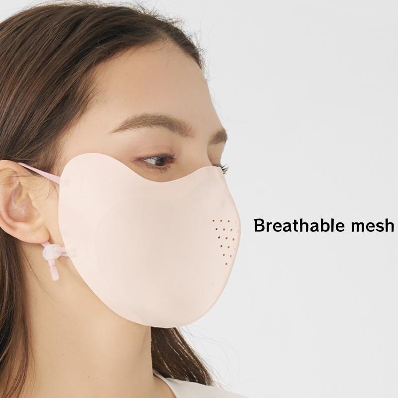 KENMONT Outdoor Breathable UPF 50+Women Men Mask Hanging Ears Face Cover Casual Cooling Sports Summer Masks Floppy Windproof Designer Visor 1