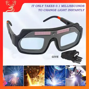 Kacamata Las Otomatis Kacamata Tukang Las Anti Silau Solar Glasses Auto Darkness