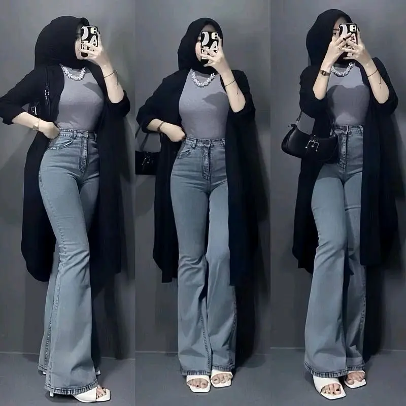 Jeans Cutbray Highwaist Wajita Celana Jeans Wanita Cutbray Streech Import Cutbray Kekinian