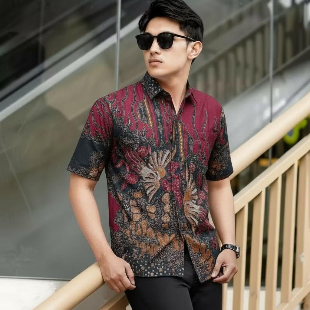 Kemeja Batik Pria Lengan Panjang Motif Motif Terbaru Baju Batik Pria Murah