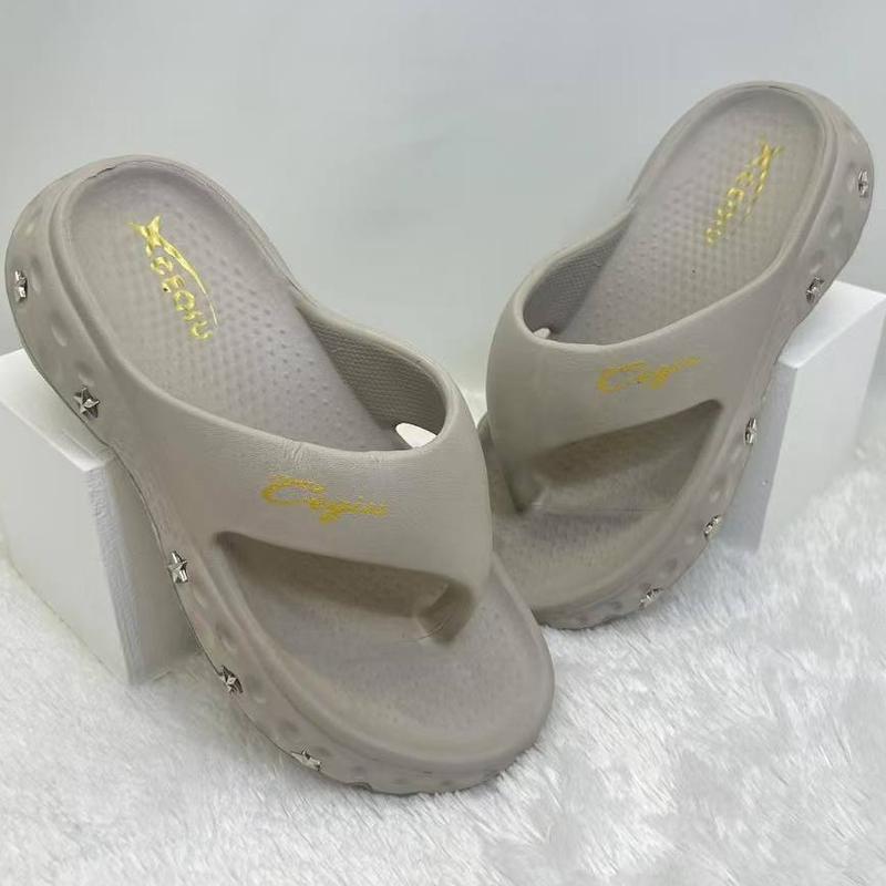 (Size 36-40) Ceqiu EH67 Sandal Wanita Jepit Sandal Karet Korean Style Trendy 2