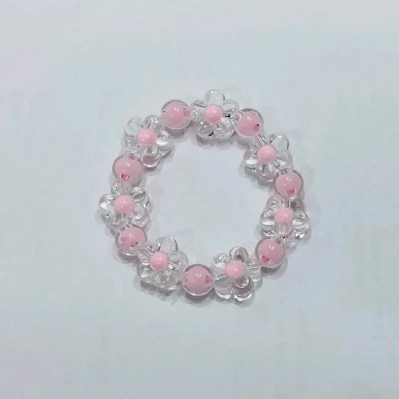 Gelang Bunga Daisy Anak Karet Elastis Clear Costume 2
