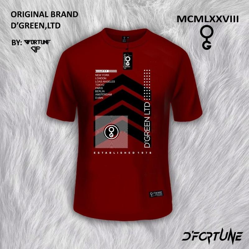 Kaos dgreen pria / Kaos distro pria original / baju dgreen original / baju kaos cowok nyaman lembut terbaru 2024 1