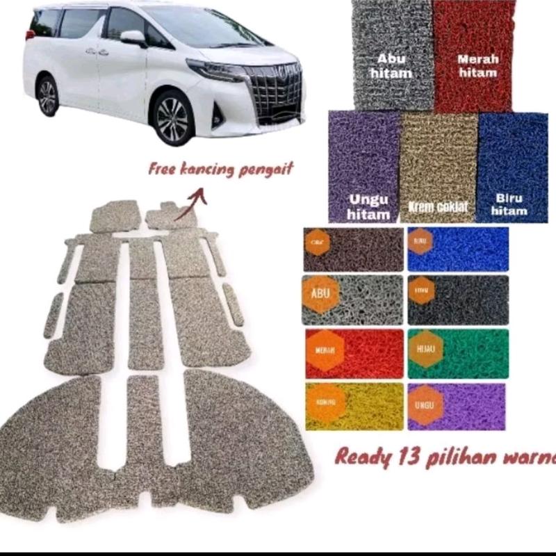 karpet mobil mie toyota alphard vellfire 2009-2023 2