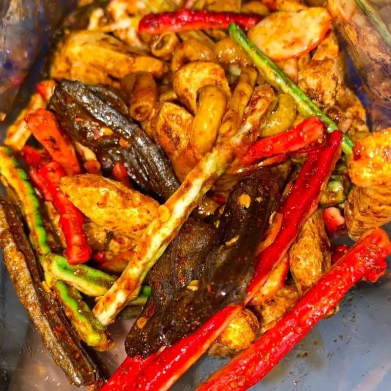 SEBLAK CAMPUR 500gram SEBLAK MIX [SEBLAK BETON - SEBLAK JENGKOL ASBES - SEBLAK SISIR - SEBLAK KERUPUK RAFAEL] PEDAS RENYAH JAGO NGEMIL