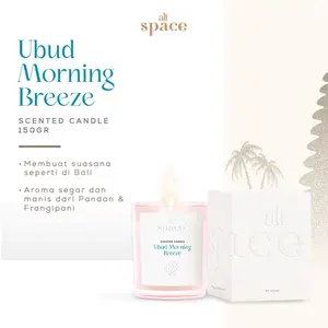 Scented Candle Space By Alt - Ubud Morning Breeze (Lilin Aromaterapi)