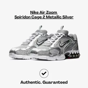 Nike Air Zoom Spiridon Cage 2 Metallic Silver (UNISEX)
