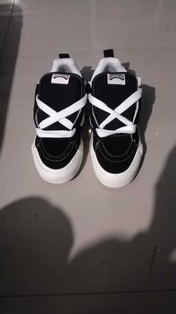 Product Review of Corvalue - Sepatu Sneakers Unisex Pria Wanita Otaru Black White Shoes Casual Sneakers Hitam from a**a 1