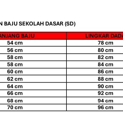 seragam sekolah baju siaga pendek anak laki2 sd /  celana pdl panjang bahan rapillo 7
