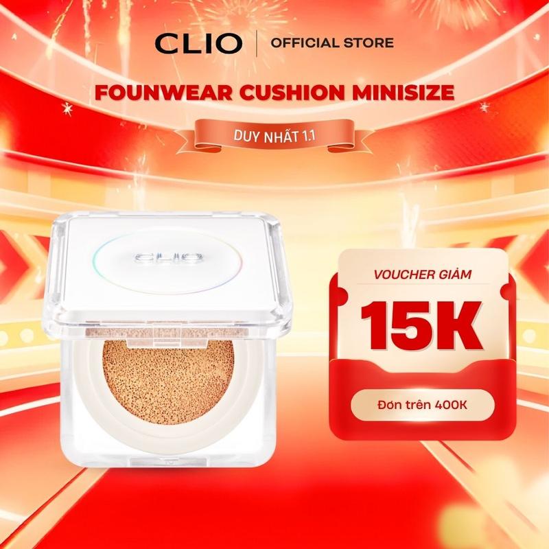  Phấn Nước Che Phủ Hoàn Hảo CLIO Kill Cover Founwear Cushion The ORIGINAL SPF50+ PA+++  Minisize 5g  