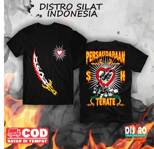 KAOS LAWASANT PSHT BAHAN KATUN24S TEBAL ADEM NYAMAN DI PAKAI Distro Pria Combed