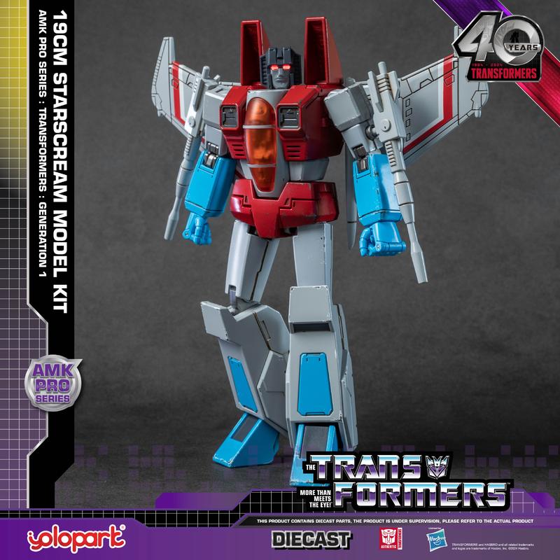 Product Introduction of 【Yolopark】Transformers: Generation 1 - 20cm Starscream Model Kit - AMK PRO Series 8