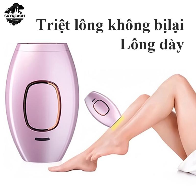SkyReach Máy Triệt Lông Tự Động Cầm Tay IPL Công Nghệ Laser Cầm Tay Mặt & Body Không Đau Toàn Thân Tiện Lợi Hiệu Quả Không Bị Lại Lông Dài