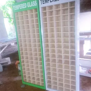 Rak Kaca Tempered Custom untuk Penyimpanan tempered glasses TG hp