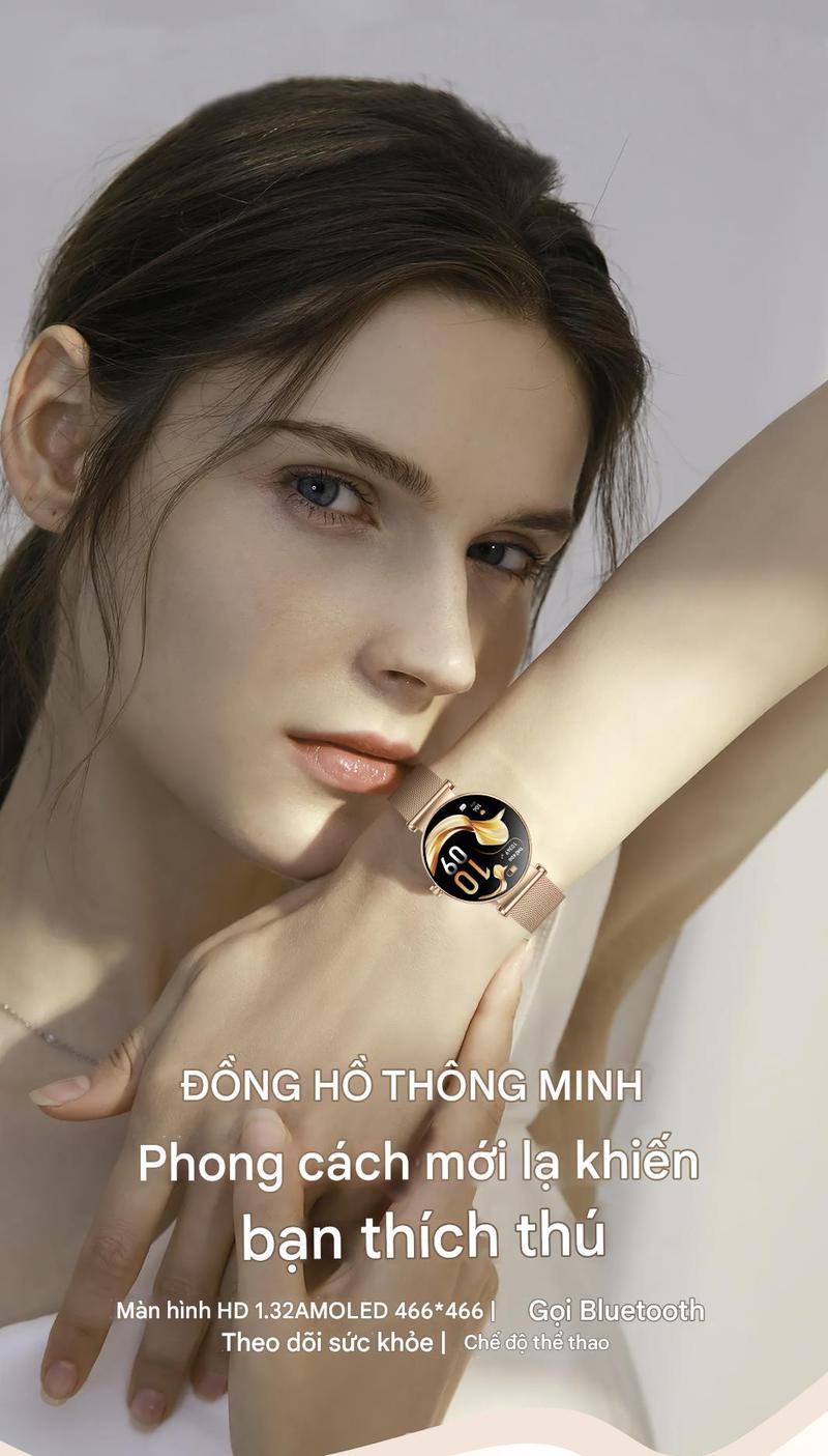 Product Introduction of Đồng hồ thông minh Y16, mới cho năm 2025, 1.32AMOLED, với oxy trong máu, Thiết kế mỏng, Chức năng Bluetooth, Thích hợp cho cuộc gọi, Vòng đeo tay nữ, Tuyệt vời làm quà tặng 0