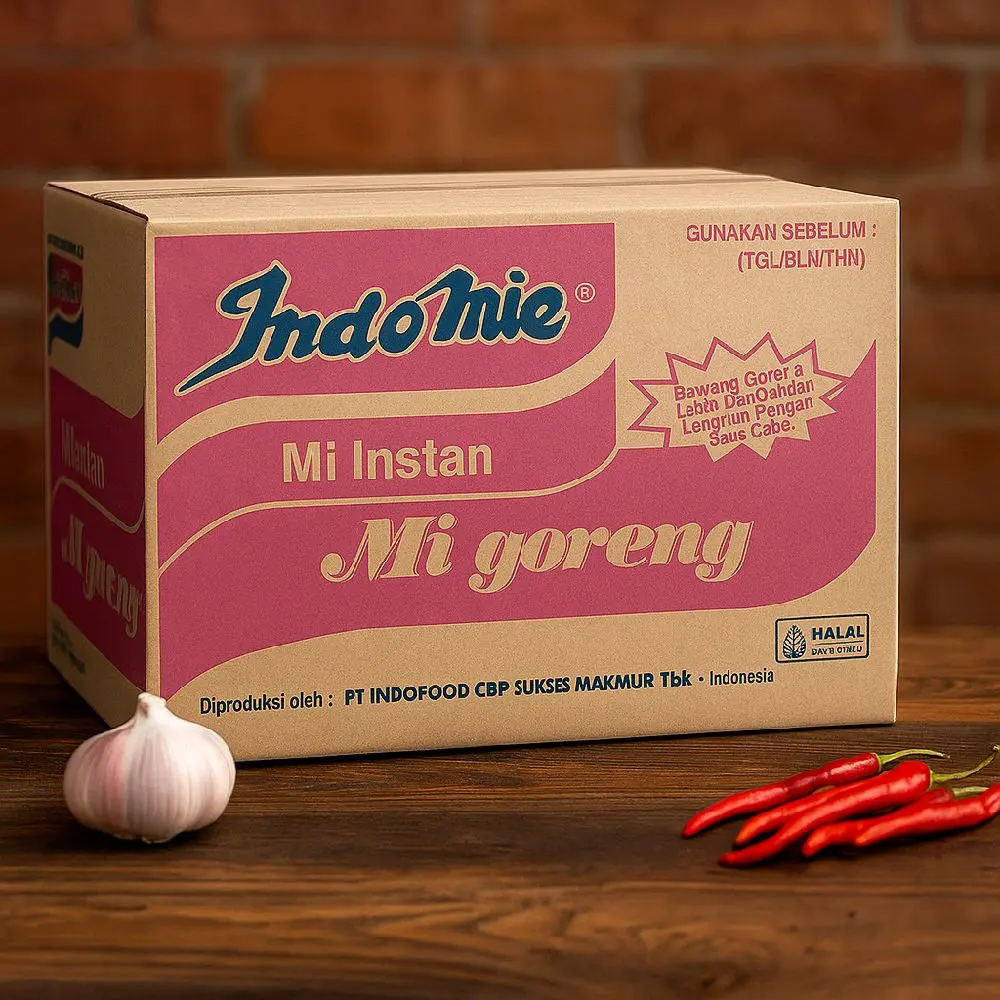 Indomie 1 Dus Isi 40 Pcs  – Mi instan terenak favorit semua orang! Varian rasa lengkap: Goreng, Rendang, Soto, Kari Ayam, dll. Halal MUI , BPOM resmi . Praktis, lezat, cocok untuk stok rumah & jualan grosir. Pesan sekarang sebelum kehabisan! Noodles Food