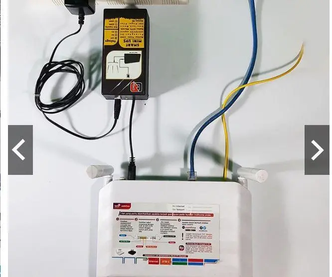 Smart UPS mini DC 12 Volt REMOVEBLE BATTERY (Tanpa baterai) 4