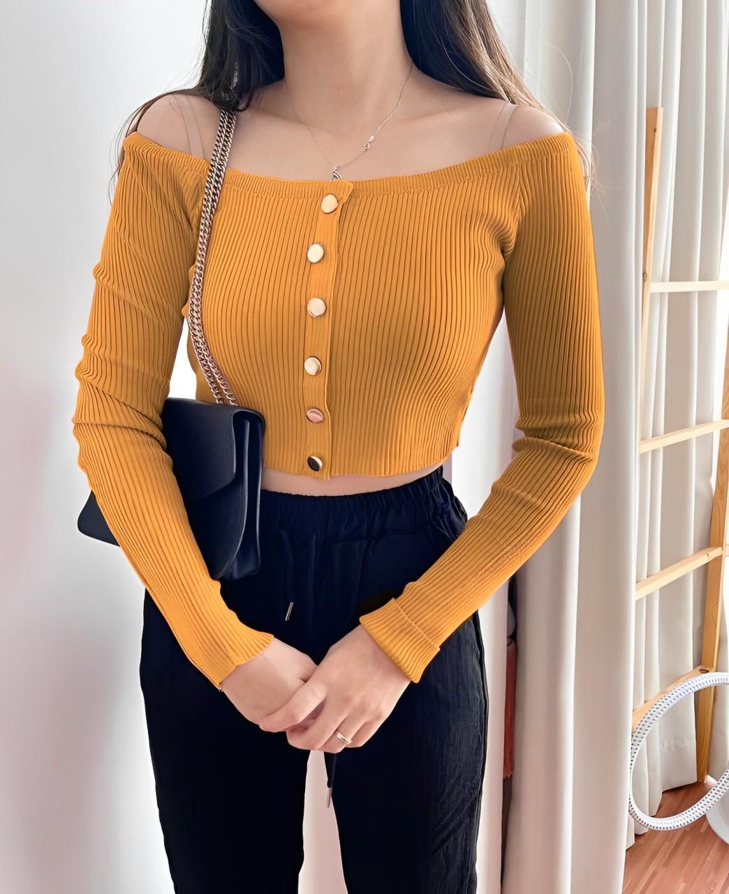 ZRS Blouse Rajut Sabrina Ld 80 - 90 cm P 40 cm B 200 gr Cotton Polyester #4507